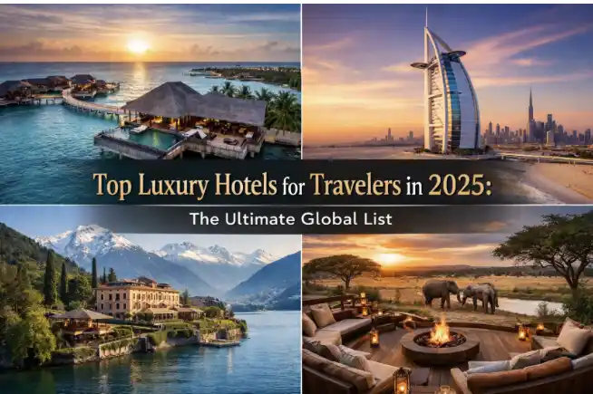 Top Luxury Hotels for Travelers in 2025: The Ultimate Global List