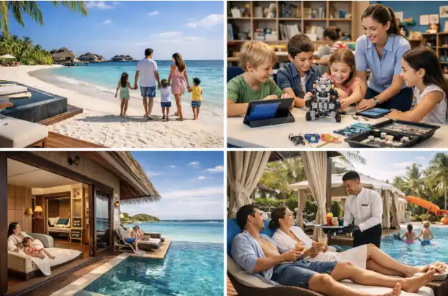 Top Luxury Resorts for Families in 2025: Kids Clubs + VIP Comfort